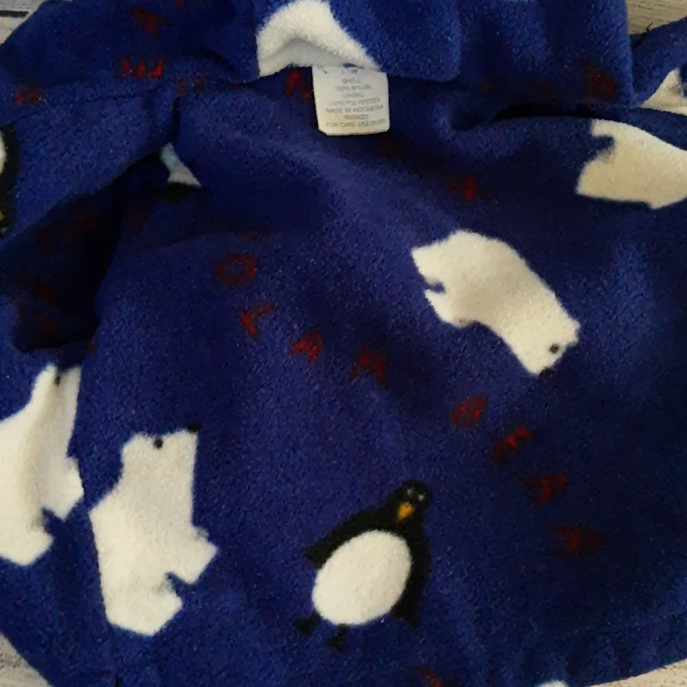 Baby Gap Jacket 3-12 mos Polar Bears & Penguins VTG 90s